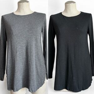 Gap Maternity Long Sleeve Drapey Slub Tops Bundle Size XS